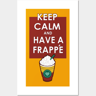 Keep Calm Cute Frappe Heart Posters and Art